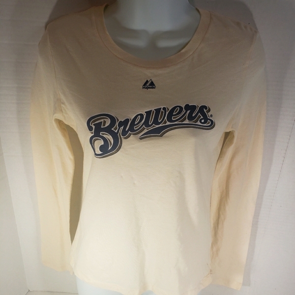 Majestic Tops - NWT Women's Milwaukee Brewers Majestic Long Sleeve T-shirt